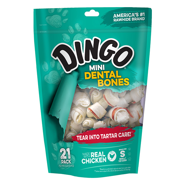 Dingo rawhide top mini bones